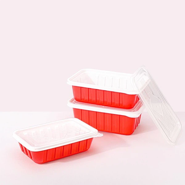 Rectangular Corrugated Food Box With Breathable Hole Cover