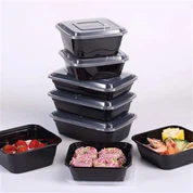 مرضی کے مطابق ڈسپوزایبل موٹا پیکڈ لنچ باکس