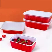 گرم فروخت ہونے والا سرخ اور سفید نالیدار پیکیجنگ کنٹینر